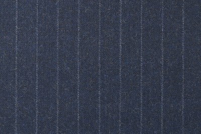 Double Milled Flannel Navy with Ropestripe