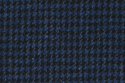 Blue and Black HOundstooth